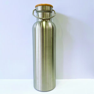 Termo Plateado con Asa