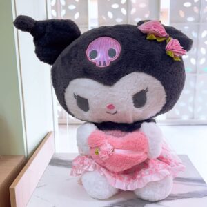 Conejo gris con corazón