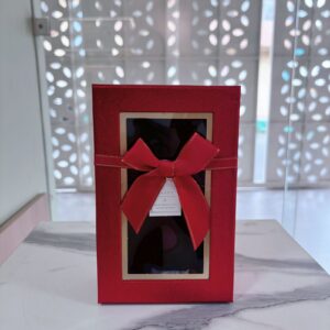 Caja rojo brilloso peq.