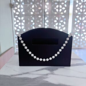 Caja forma de cartera negro