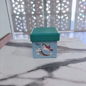 Caja menta de unicornio peq.
