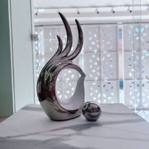 Escultura forma de ola