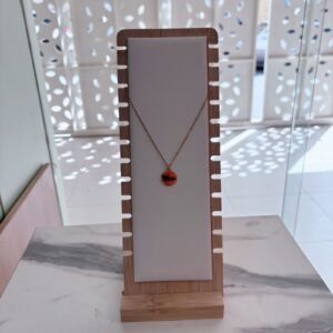 Cadena dorado dije girasol