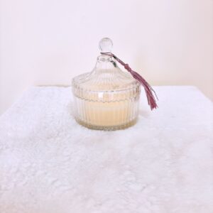 Vela joyero naranja canela grande