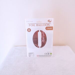 Globo aluminio palo rosa #0