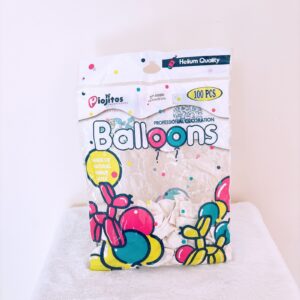 Funda de globos blancos