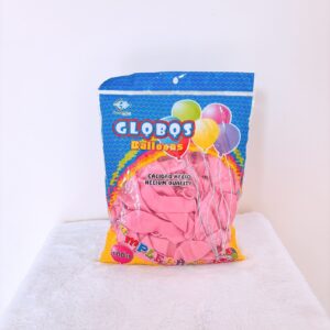 Funda de globo rosa pastel