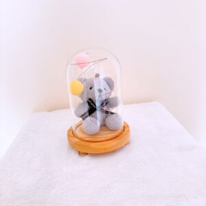 Cúpula con osito plomo