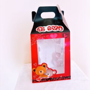 Caja tranps. rojo F.C.