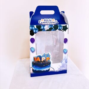 Caja tranps. azul F.C.