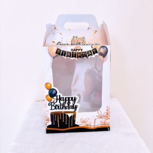 Caja tranps. beige F.C.