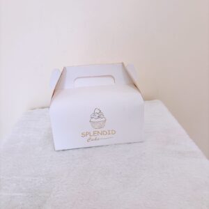 Caja blanca splendi cake