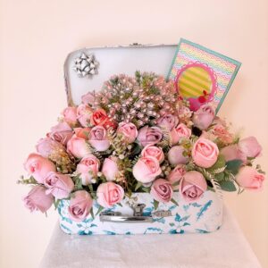 Detalle flores y una carta