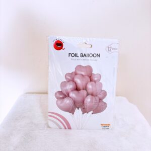 Globo de corazón rosa