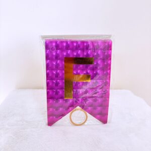 Tiras de cumpleaños rosada