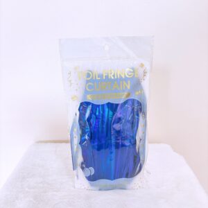 Cortina de cumpleaños azul