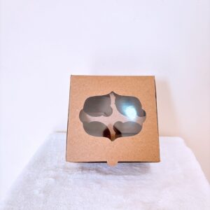 Caja kraft para postre