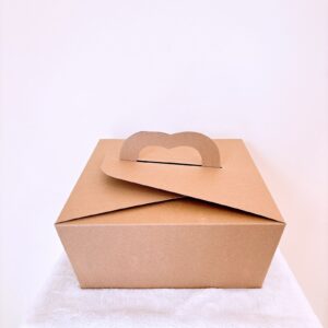 Caja kraft para torta