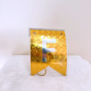 Tiras de cumpleaños dorado