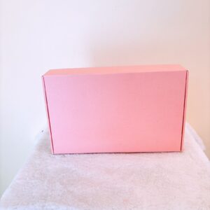 Cartón rosado grande