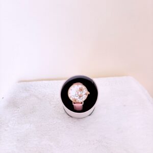 Reloj de rosa de ositos