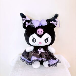 Peluche kuromi negro