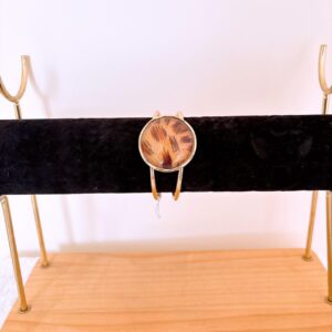 Pulsera circulo café