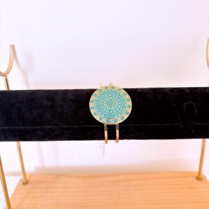 Pulsera circulo turquesa