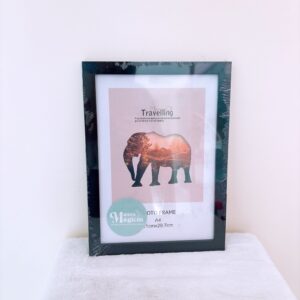 Portar-retrato A4 negro