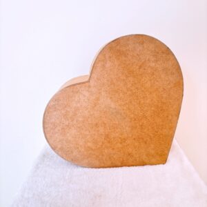 Caja de corazón con tapa