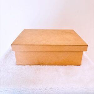 Caja de madera con tapa