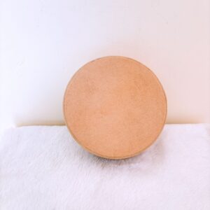 Caja de madera circular pequeña