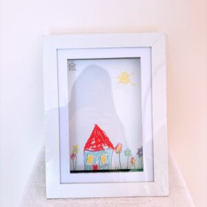 Porta retrato con fondo