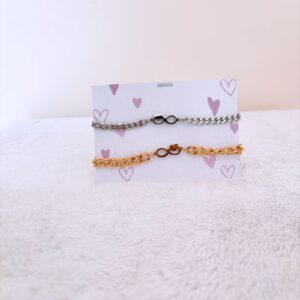 Pulsera infinito de pareja
