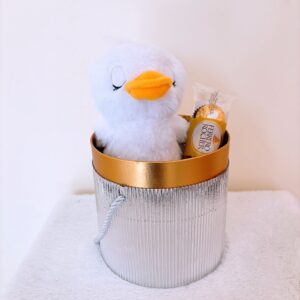 Detalle de pato con chocolate