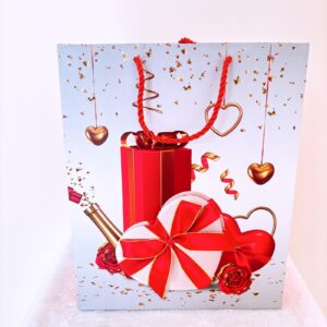 Funda de corazón y regalo