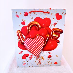 Funda de corazón con globo