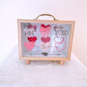 Alcancía con corazones