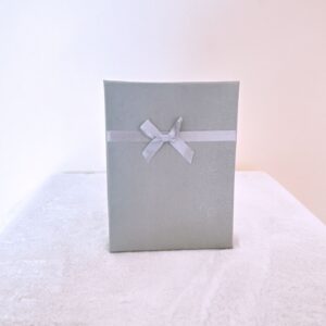 Caja ancha gris