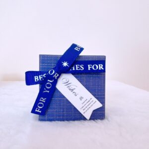 Caja azul pequeña