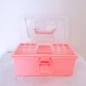 Caja rosa con compartidores peq.