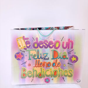 Funda de colores bendicones