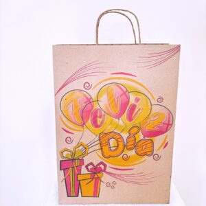 Funda con globos feliz día