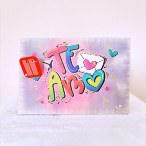Funda de colores te amo