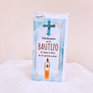 Tarjeta de bautizo