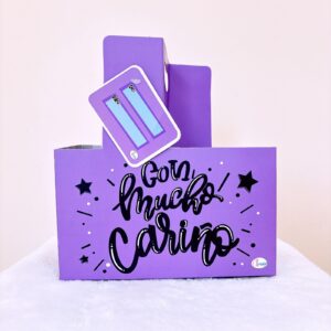 Caja morada