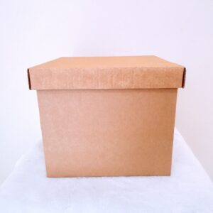 Caja kraft fondo cuadrada