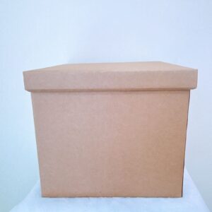 Caja kraft larga cuadrada