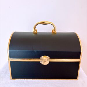 Caja cofre negro