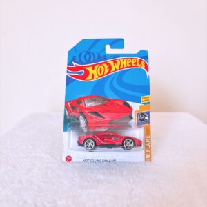 Hotwheels rail cars rojo